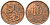 Финляндия 10 пенни 1936 KM 24 медь 4589-347
