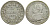 Ватикан 1 лира 1866 R, год XXI, папа Пий IX (1846-1878) , малая голова, орнамент под бюстом KM 1377.2 серебро 4390-212