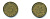 ФРГ 5 ПФЕННИГОВ 1949 J KM 102, J. 377 сталь плакированная латунью 4379-318