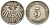 Германия 5 пфеннигов 1910 D, KM 11, J. 12 медно-никель 4608-935