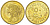 Египет 50 пиастров 2010 KM 942.2 сталь плакированная латунью aUNC 4616-1037