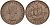 Великобритания 1/2 пенни 1960 Елизавета II (1952-2022) KM 896, Spink 4158 бронза 4126-755