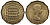 Великобритания 3 пенса 1953 Елизавета II (1952-2022) KM 886, Spink 4152 никель латунь UNC 1522-535