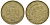 Намибия 1 доллар 1996 орел KM 4 латунь 4163-1046