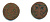 Россия полушка 1735 Анна Иоанновна (1730-1740) Биткин 343 медь 53-1111