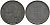 Бельгия 1 франк 1942 Belgique - Belgie, Леопольд III (1934-1947), германская оккупация, Вторая мировая война KM 127 цинк 4161-424