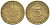 ФРГ 5 ПФЕННИГОВ 1949 G KM 102, J. 377 сталь плакированная латунью 4532-614
