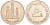 ОАЭ 50 филсов 1973 AH 1393, нефтяные вышки KM 5 медно-никель 4556-1116