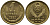 СССР 1 КОПЕЙКА 1991 ММД, БУКВА М KM 126а, Федорин 182 латунь 96-1027