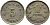 Румыния 5 бани 1900 Кароль I (1881-1914) KM 28 медно-никель 3458-251