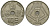 Бельгия 10 сантимов 1938 Belgique - Belgie KM 112 никель латунь 4121-243