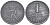 ДАНИЯ 1 ЭРЕ 1959 С; S, ФРЕДЕРИК IX (1947-1972) KM 839.2 цинк 4387-354