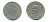 Тайвань 10 юаней 1987 год 76, Чан Кайши KM 553 медно-никель 3999-1345