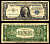 США 1 доллар 1957 Джордж Вашингтон Pick 419 a бумага 2119-9-3-2