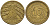 Германия 10 рентенпфеннигов 1924 A J. 309, KM 33 алюминиевая бронза    4603-747