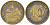 ФРГ 10 ПФЕННИГОВ 1949 F KM 103, J. 378 сталь плакированная латунью 77-842