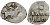 Великое Княжество Московское денга 1535-1547 Иван IV Васильевич, Тверской монетный двор, 0,34 грамм ГиК №71 серебро    262-947