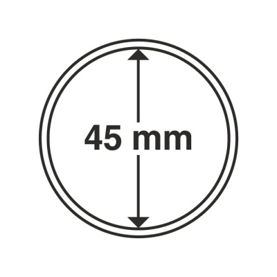 Капсулы круглые – 45 мм, упаковка 10 шт. Leuchtturm. 303660