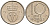 Норвегия 10 эре 1974 Улаф V (1958-1991) KM 416 медно-никель 4608-345