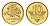 Литва 10 центов 1999 KM 106 никель латунь UNC 4694-1225
