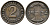 ГЕРМАНИЯ 2 РЕНТЕНПФЕННИГА 1924 F KM 31, J. 307 бронза 24-614