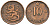 Финляндия 10 пенни 1923 KM 24 медь 4591-955