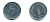 ФРАНЦИЯ 5 САНТИМОВ 1962 KM 927 хромированная сталь 84-1564