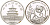 Китай 10 юаней 1990 панда KM 237 серебро BUNC 01-167-42