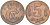 Дания 5 эре 1919 Кристиан X (1912-1947) KM 814 бронза 4622-112