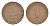 ФРГ 1 пфенниг 1950 F KM 105, J.380 сталь плакированная медью 4630-842