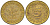 ФРГ 5 пфеннигов 1969 D KM 107, J. 382 сталь плакированная латунью 4514-344