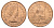 Великобритания 1 пенни 1967 Елизавета II (1952-2022) KM 897, Spink 4157 бронза UNC 4661-1022