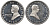 Филиппины 1 писо 1970 Фердинанд Маркос, визит папы Павла VI KM 202 медно-никель UNC 118-811