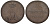 Ганновер 1 пфенниг 1838 B, Эрнст Август (1837-1851) KM 173.2, AKS 127, J. 54 медь 75-839