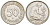 ФРГ 50 ПФЕННИГОВ 1981 J KM 109.2 медно-никель 4392-927