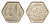 Египет 2 пиастра 1944 KM 369 серебро aUNC 4617-1222