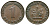 ФРГ 1 пфенниг 1950 D KM 105, J.380 сталь плакированная медью 54-1037