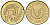 Кипр 1 цент 1996 KM 53.3 никель латунь 4174-1167