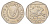 Кипр 50 центов 1994 похищение Европы KM 66 медно-никель 4700-1142