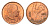 Малави 1 тамбала 1971 петух KM 7.1 бронза UNC 4640-464