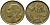 ФРАНЦИЯ 20 ФРАНКОВ 1951 ПЕТУХ, 4 ПЕРА KM 917.1, LE FRANC 402.7 алюминивая бронза 98-321