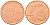 Нидерланды 2 евроцента 2004  КМ 235 сталь плакированная медью UNC   4160-1144