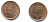 Канада 1 цент 2010 Елизавета II (1952-2022), кленовый лист KM 490 цинк плакированный медью 177-1466