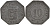 Фленсбург 10 пфеннигов 1917 Funck 131.3 цинк 4606-215