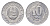 КНДР (Северная Корея) 10 чон 1959 без звезд на реверсе KM 3 алюминий UNC 4659-1127
