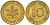 ФРГ 10 пфеннигов 1995 J J. 383, KM 108 сталь плакированная латунью    4603-721