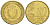 Мальта 10 евроцентов 2008 F KM 128 нордик UNC 4551-1051
