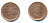 Канада 1 цент 2006 KG, Елизавета II (1952-2022), кленовый лист цинк плакированный медью 177-1459