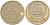 ТУНИС 100 ФРАНКОВ 1950 АН1370, MUHAMMAD al-AMIN BEY KM 276 медно-никель 4184-1134