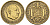 Испания 1 песета 1953 (62) Франсиско Франко (1939-1975) KM 775 алюминиевая бронза    4153-155